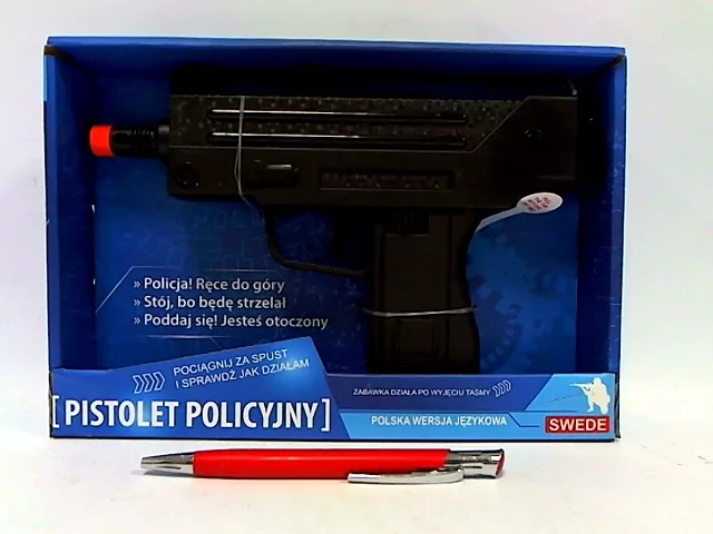 Pistolet policyjny z polskim modułem dźwiękowym - tantis.pl