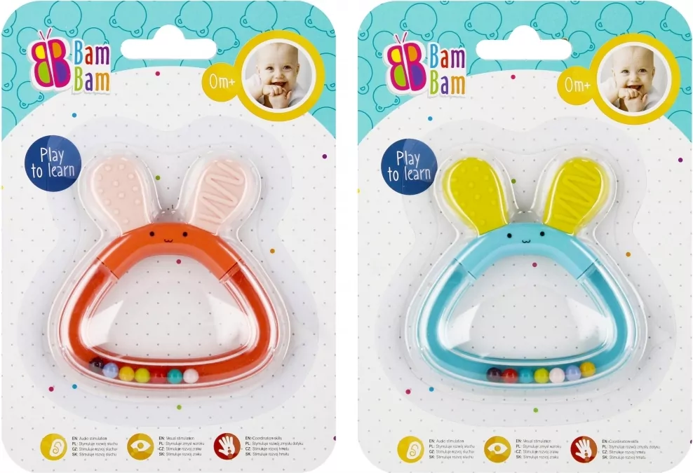 Grzechotka zajączek BAM BAM - tantis.pl