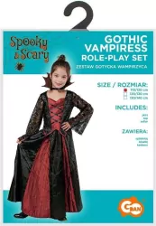 Strój dla dzieci Gotycka Wampirzyca rozm.110/120cm