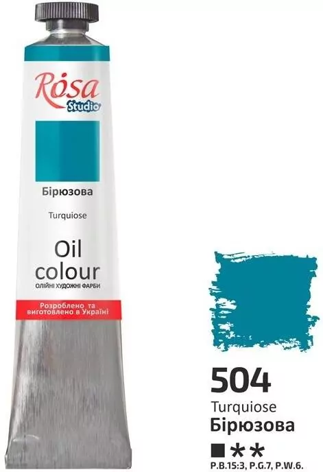 Farba olejna turquoise 504 45ml - tantis.pl