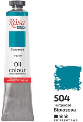 Farba olejna turquoise 504 45ml