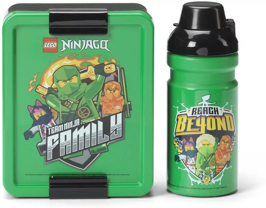 LEGO(R) lunchset Ninjago zielony - tantis.pl