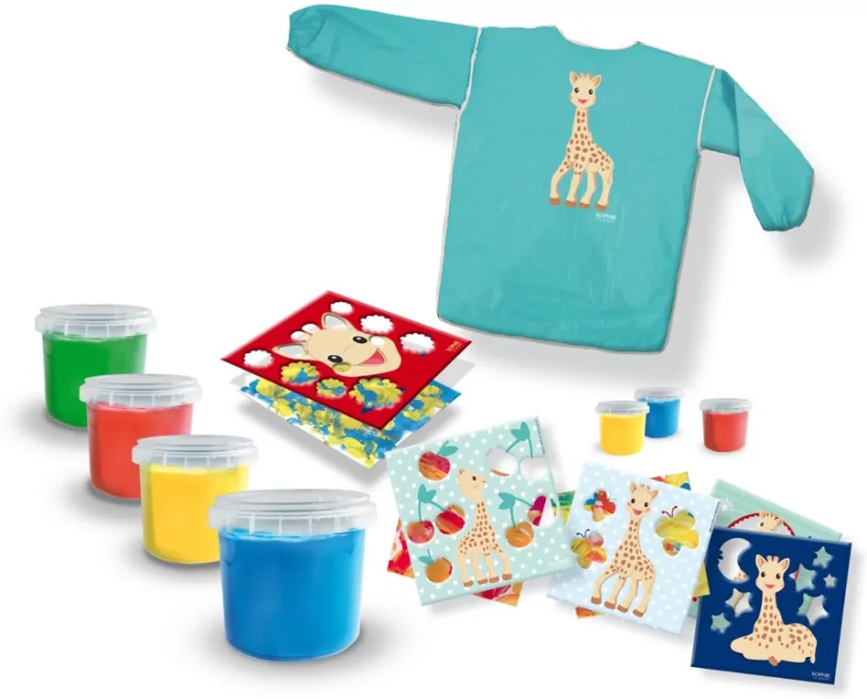 My first Zestaw do malowania palcami Żyrafa Sophie - tantis.pl
