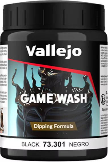 Vallejo: 73.301 - Game Color - Wash - Black (200 ml) - tantis.pl