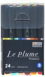 Markery permanentne z końcówką pędzelkową