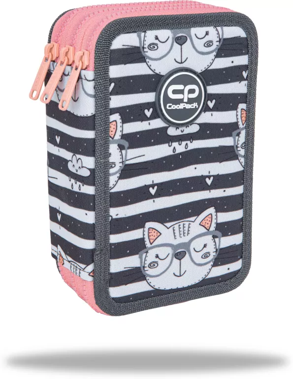 Piórnik 3-komorowy z wyposażeniem. Coolpack Jumper 3. Catnip - tantis.pl