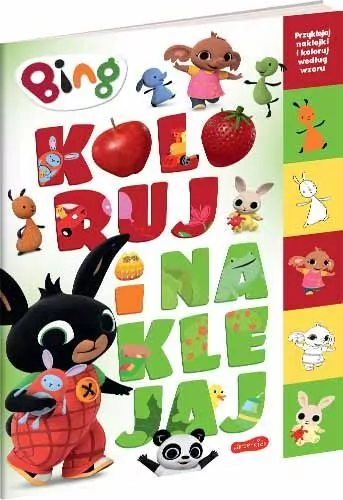 Bing. Koloruj i naklejaj - tantis.pl