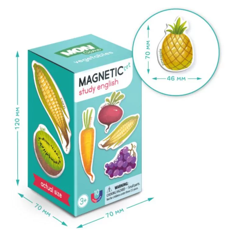 Warzywa. Gra magnetyczna - tantis.pl