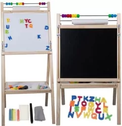 Tablica magnetyczna drewniana dwustronna naturalna