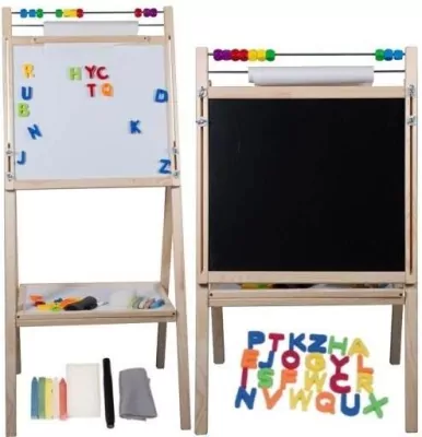 Tablica magnetyczna drewniana dwustronna naturalna