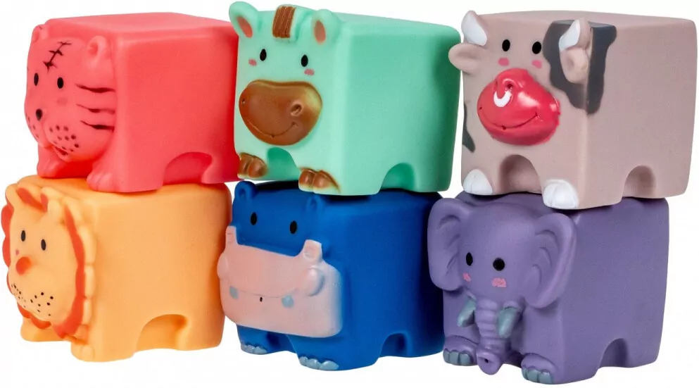 Miękkie klocki sensoryczne 6 elementów - tantis.pl