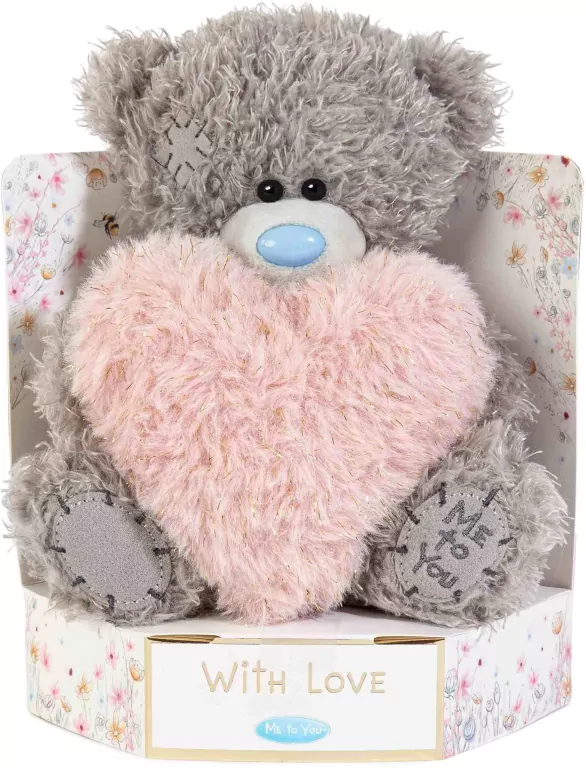 Miś - Pluszowe serduszko 18cm - tantis.pl