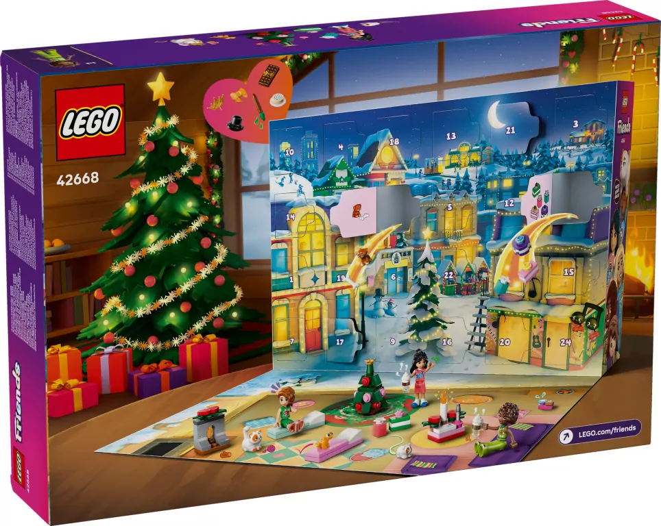 LEGO® Friends. Kalendarz adwentowy na 2025 rok 42668 - tantis.pl
