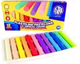 Plastelina pastelowa o zapachu limonki. 12 kolorów. - tantis.pl