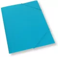 Teczka A4 z gumką plastikowa jasnoniebieska - tantis.pl