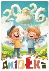 Kalendarz 2026 ścienny wieloplanszowy Aniołki