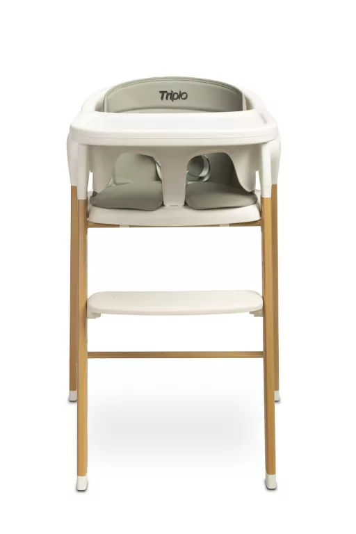 Caretero Krzesełko do karmienia Triplo grey - tantis.pl