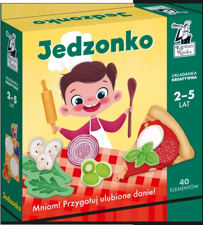 Jedzonko. Układanka kreatywna 2-5 lat - tantis.pl