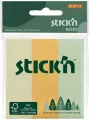 Stickn. Notes samoprzylepny 76x25mm, 3 kolory - tantis.pl