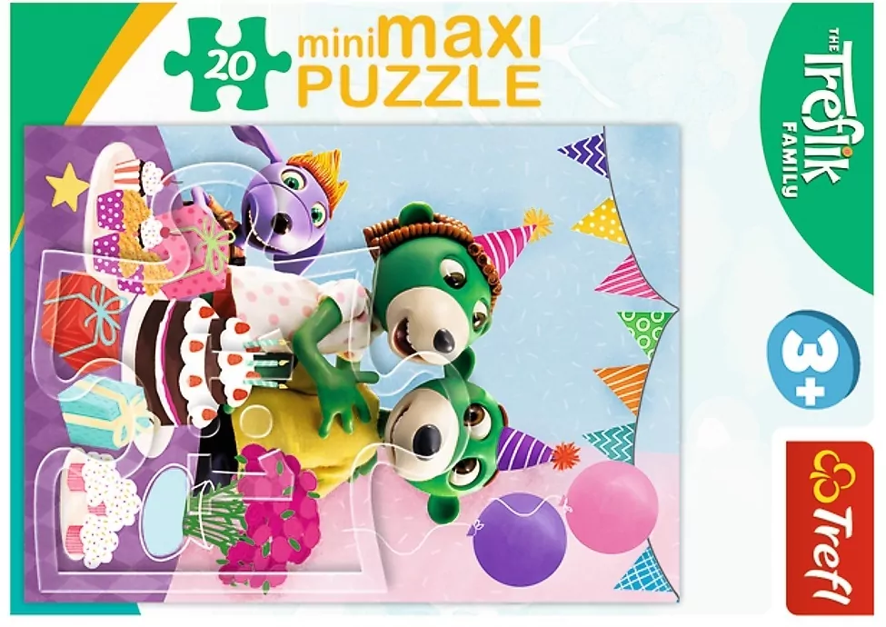 Puzzle 20 MiniMaxi. Dzień Treflików - tantis.pl