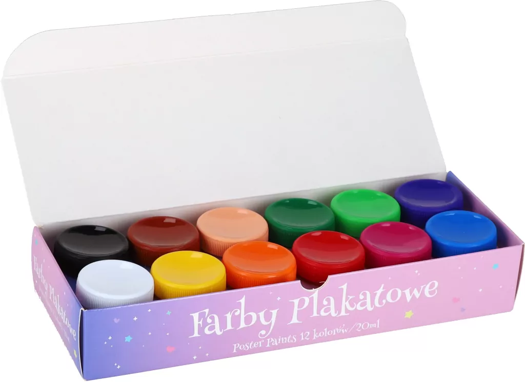 FARBY PLAK 12KOL 20ML UNICORN1 STK FOL 6/24 - tantis.pl