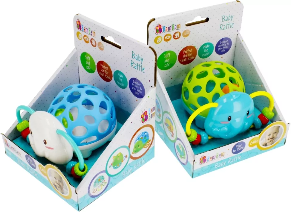 Bam bam. Miękka grzechotka, Słoń - tantis.pl