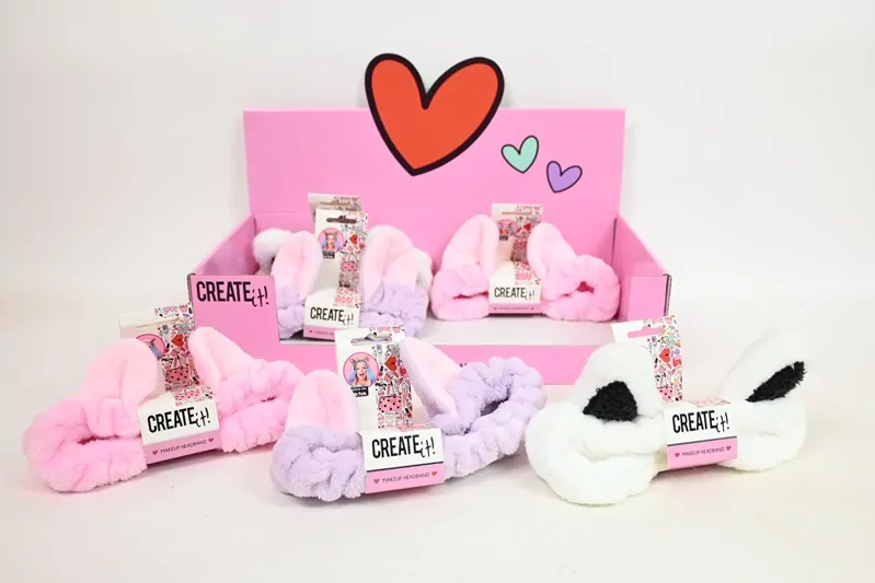 Opaska pluszowa na głowę mix CREATE IT! - tantis.pl