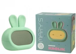 Budzik królik zielony