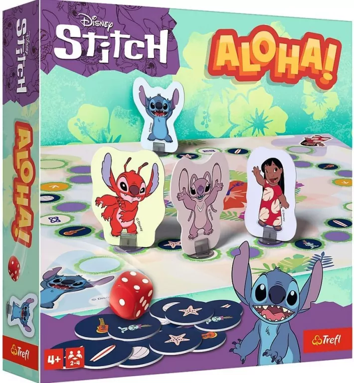 Gra rodzinna Lilo i Stitch, Aloha! TREFL - tantis.pl