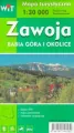 Mapa turystyczna -Zawoja, Babia Góra i okolice WIT - tantis.pl