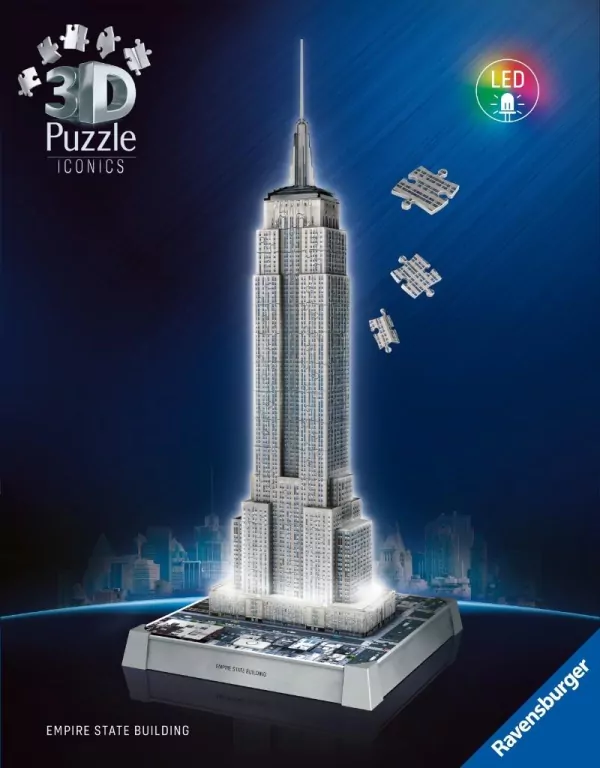 Puzzle 3D Iconics Empire State Building - tantis.pl