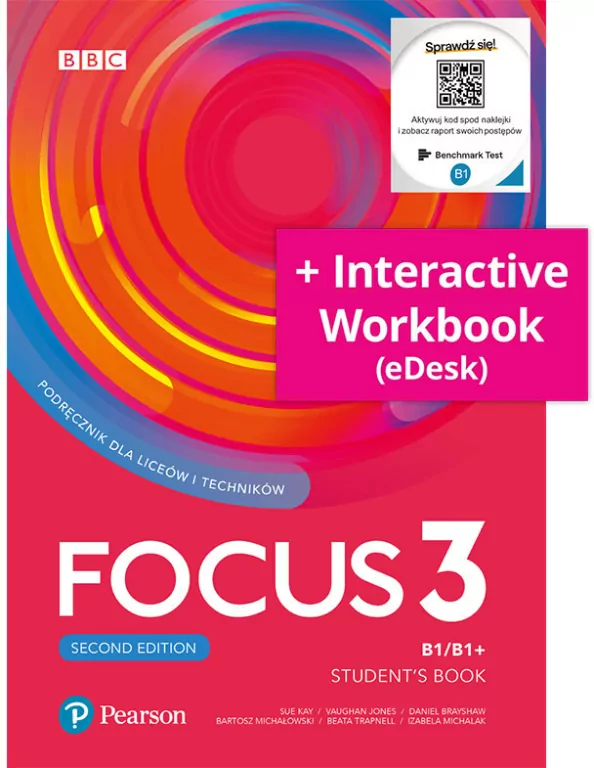 Focus 3. Second Edition. Student’s Book (Podręcznik) + Kod (Digital Resources + Interactive eBook + MyEnglishLab). B1/B1+. Język angielski - tantis.pl
