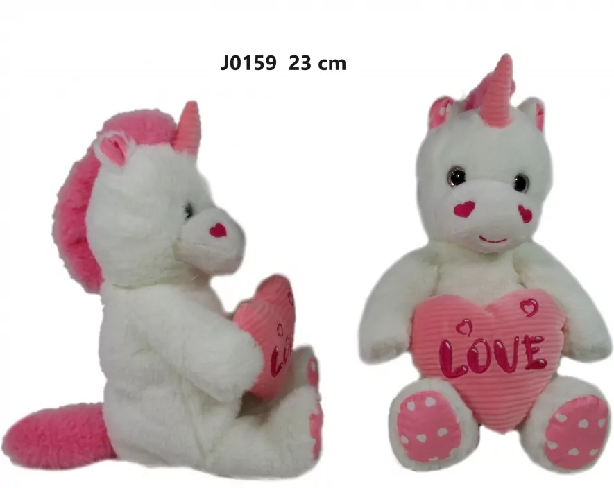 Jednorożec z sercem 23cm - tantis.pl