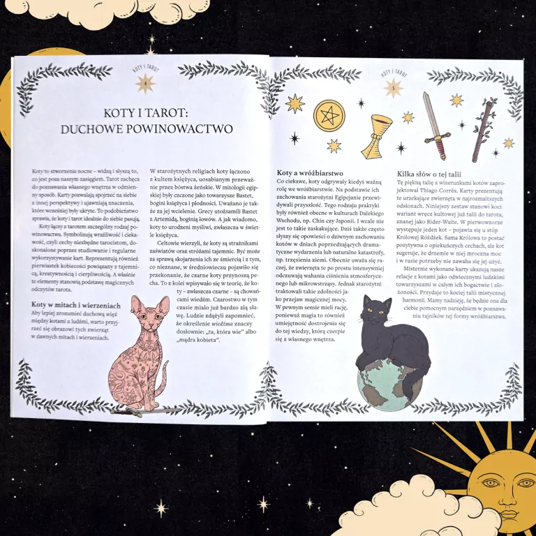 Tarot: Koty rządzą światem. Karty + przewodnik - tantis.pl