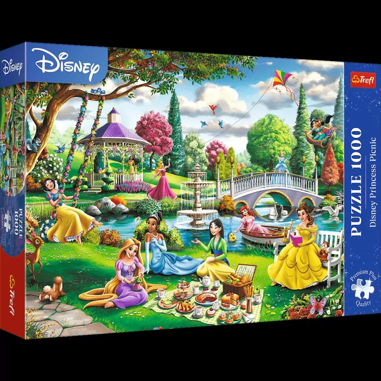 Puzzle 1000 Piknik z Księżniczkami Disney TREFL - tantis.pl