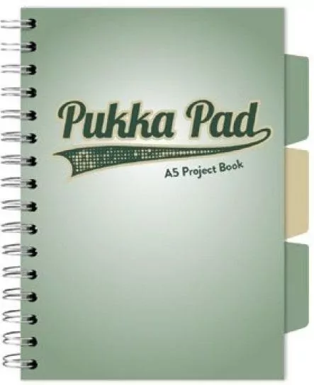 Kołozeszyt Pukka Pad A5 Project Book Sage zielony - tantis.pl