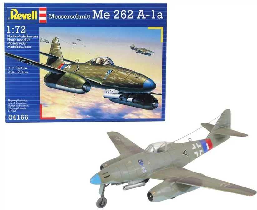 Revell. Model do sklejania.  Samolot 1:72 Messerschmitt - tantis.pl