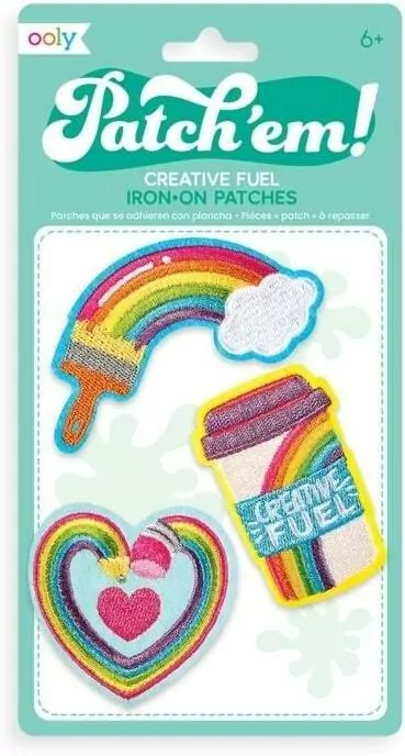Naprasowanki Patch Em - Myśl Kolorowo - tantis.pl