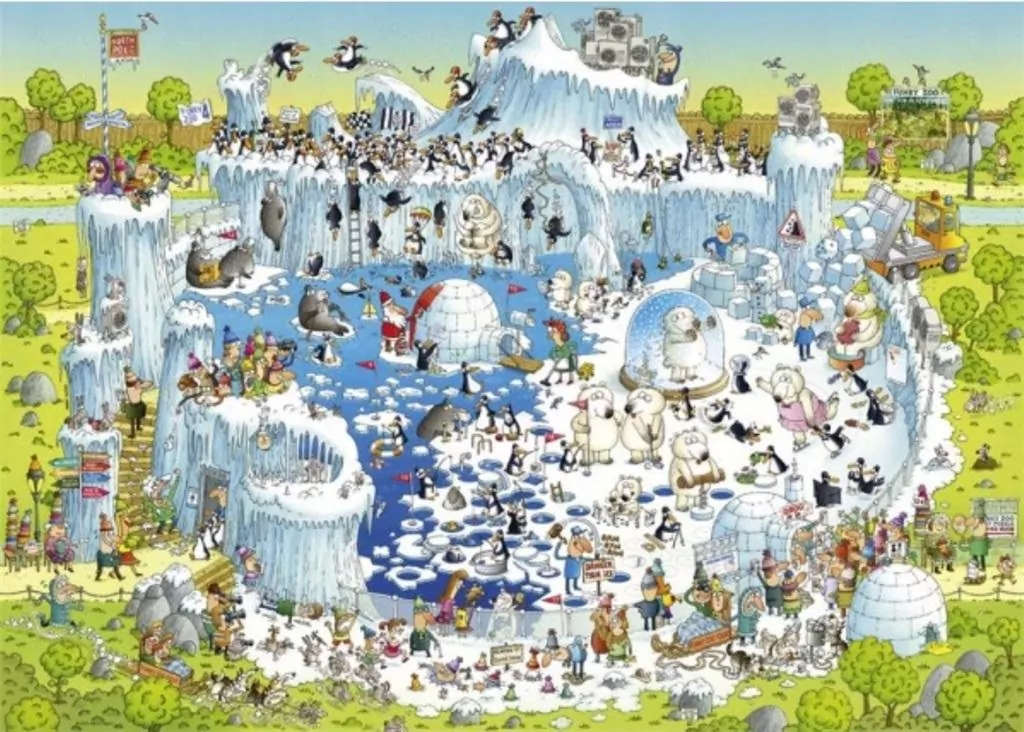 Puzzle 1000 Funky ZOO - tantis.pl