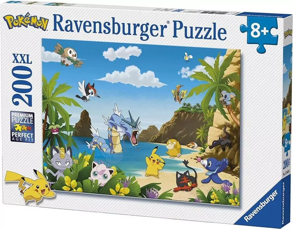Ravensburger. Puzzle 200. Pokemon. 12840 - tantis.pl