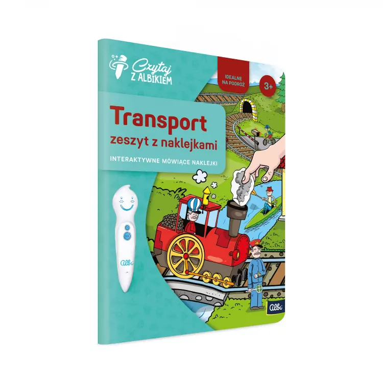 Transport. Zeszyt z naklejkami. Czytaj z Albikiem - tantis.pl