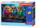 Puzzle 260 Three Little Owls CASTOR - tantis.pl