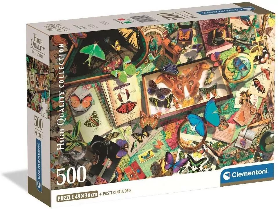 Puzzle 500 CompactTheButterflyCollector 35581 - tantis.pl