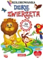 Kolorowanka Dzikie zwierzęta z naklejkami - tantis.pl