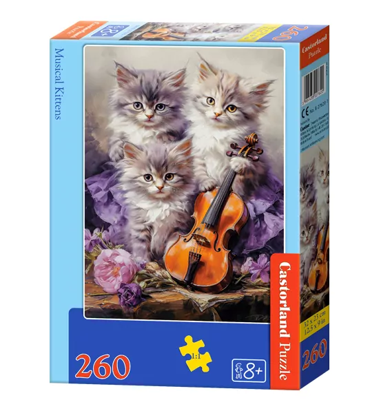 Puzzle 260 Musical Kittens CASTOR - tantis.pl