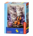 Puzzle 260 Musical Kittens CASTOR - tantis.pl