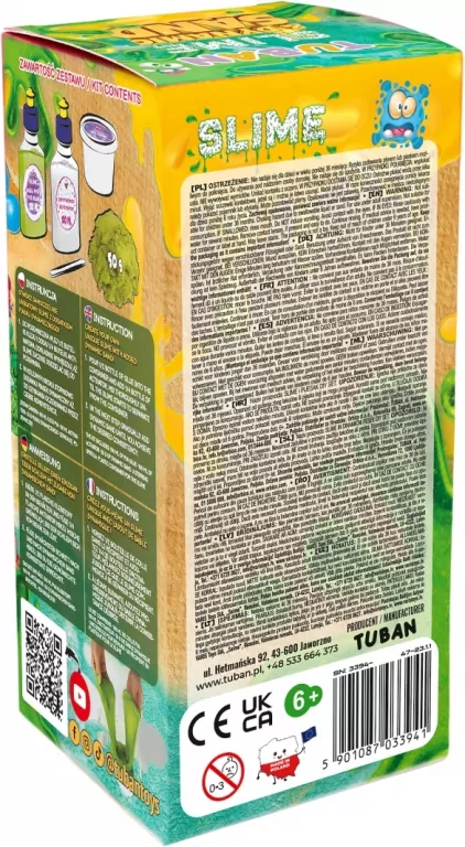 Tuban. Zestaw Slime&Dynamic Sand - tantis.pl