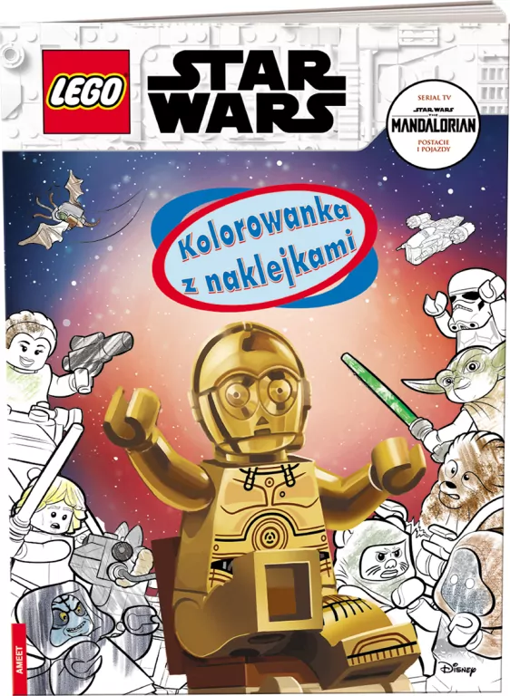 LEGO(R) Star Wars. Kolorowanka z Naklejkami - tantis.pl