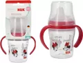 NUK. Butelka z uchwytem. 150 ml. 6 miesięcy. Minnie - tantis.pl