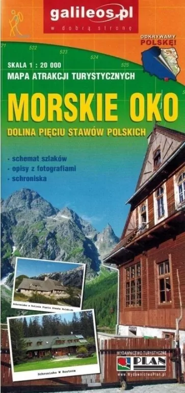 Mapa - Morskie Oko 1:20 000 w.2022 - tantis.pl